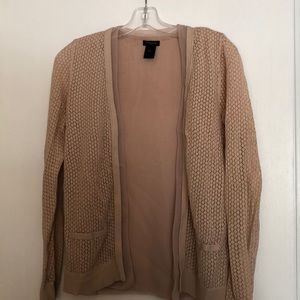 Ann Taylor peach cardigan